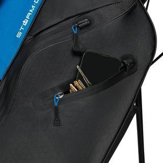 TaylorMade Storm-Dry Waterproof stand bag, čierna/modrá