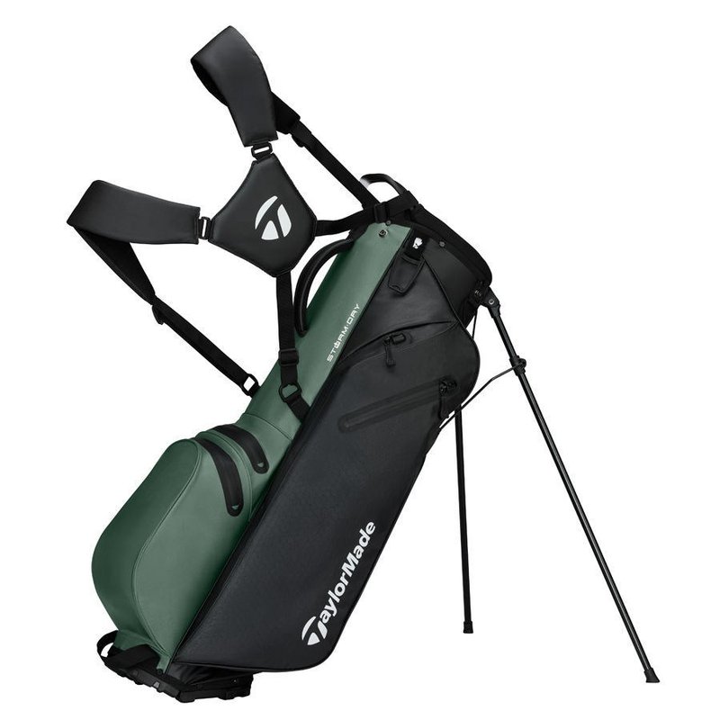 TaylorMade Storm-Dry Waterproof stand bag, čierna dark sage