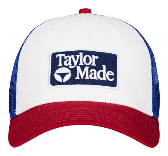 TaylorMade Radar Legacy Trucker pánska šiltovka, červená/biela/modrá