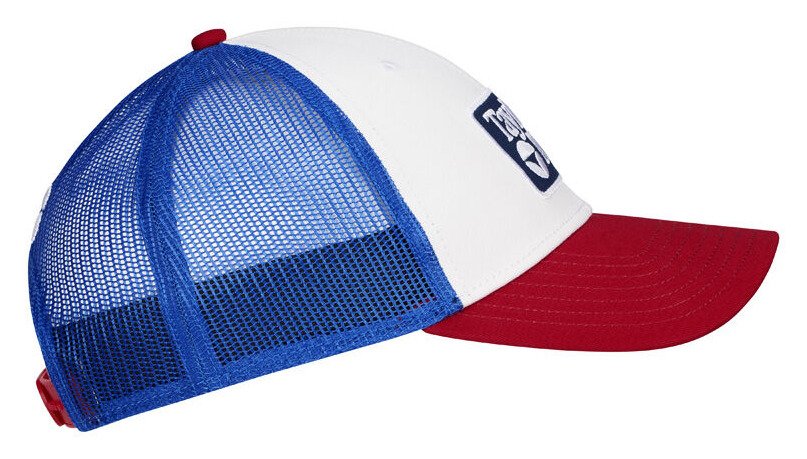 TaylorMade Radar Legacy Trucker pánska šiltovka, červená/biela/modrá