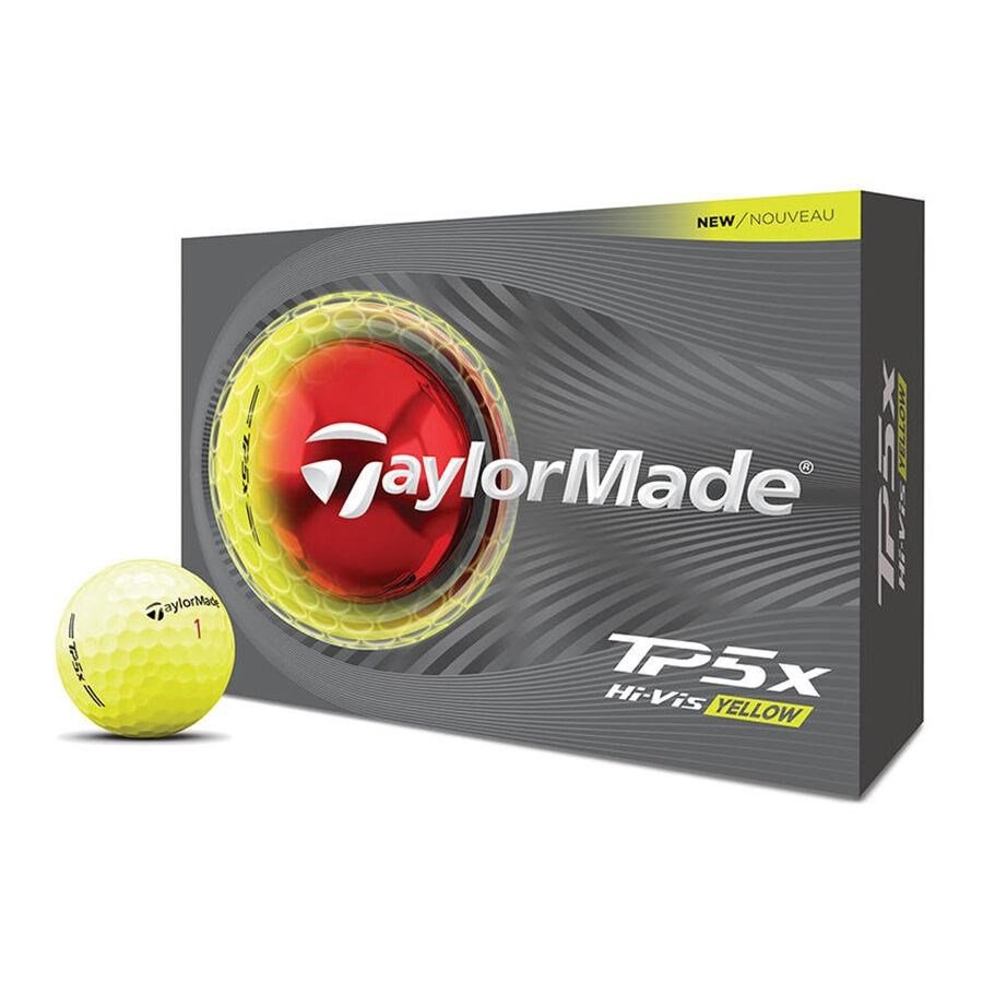 TaylorMade TP5x golfové loptičky 2026, žlté
