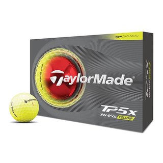 TaylorMade TP5x golfové loptičky 2026, žlté