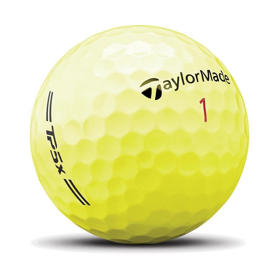 TaylorMade TP5x golfové loptičky 2026, žlté