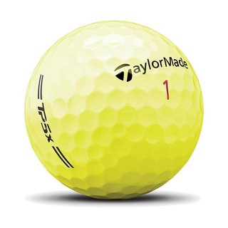 TaylorMade TP5x golfové loptičky 2026, žlté