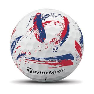TaylorMade SpeedSoft Ink golfové loptičky, modré/červené