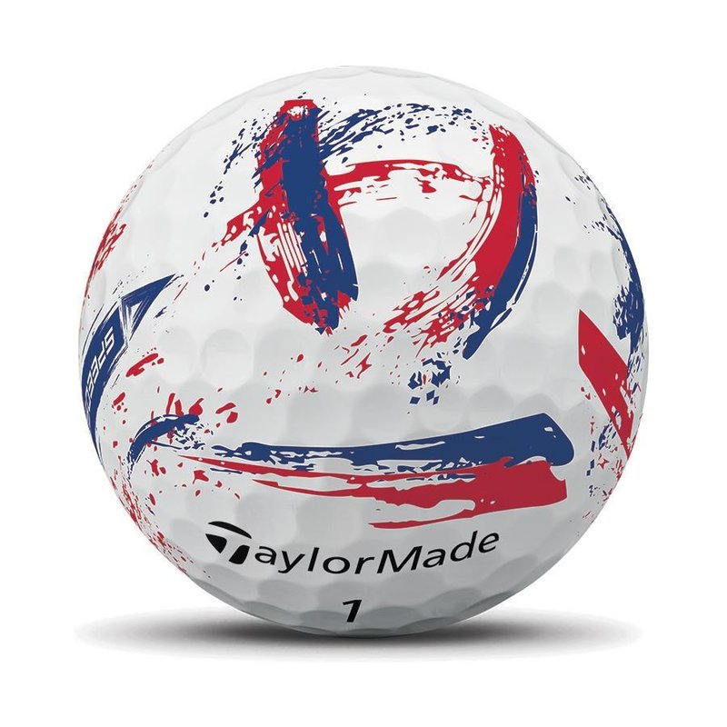 TaylorMade SpeedSoft Ink golfové loptičky, modré/červené