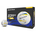 TaylorMade SpeedSoft Ink golfové loptičky, žlto/modré