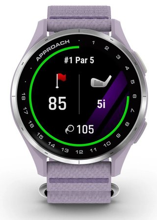 Garmin Approach J1 junior GPS hodinky, lilac/silver aluminium