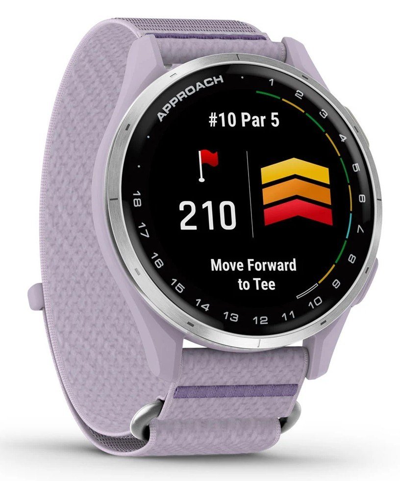 Garmin Approach J1 junior GPS hodinky, lilac/silver aluminium