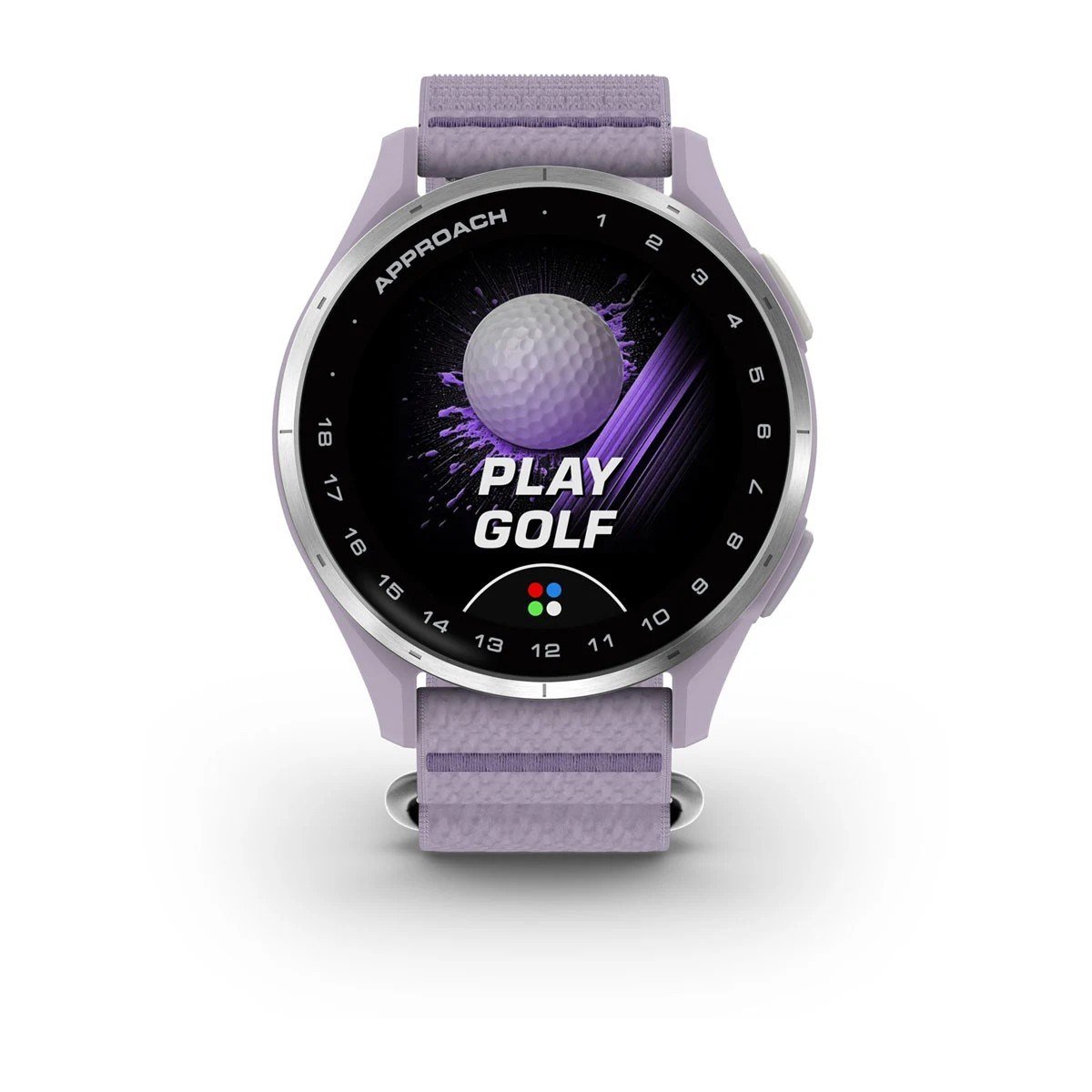 Garmin Approach J1 junior GPS hodinky, lilac/silver aluminium