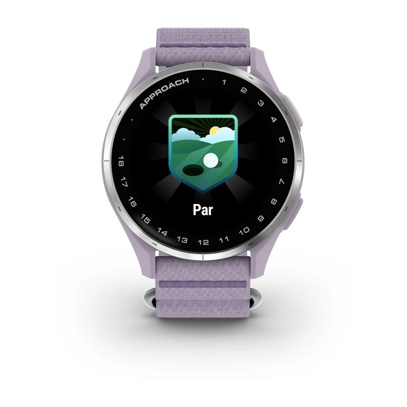 Garmin Approach J1 junior GPS hodinky, lilac/silver aluminium
