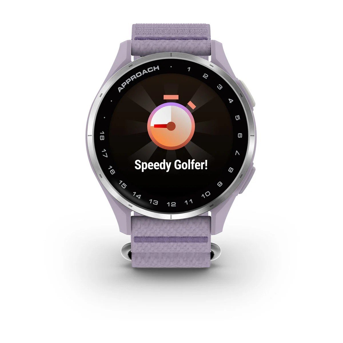 Garmin Approach J1 junior GPS hodinky, lilac/silver aluminium
