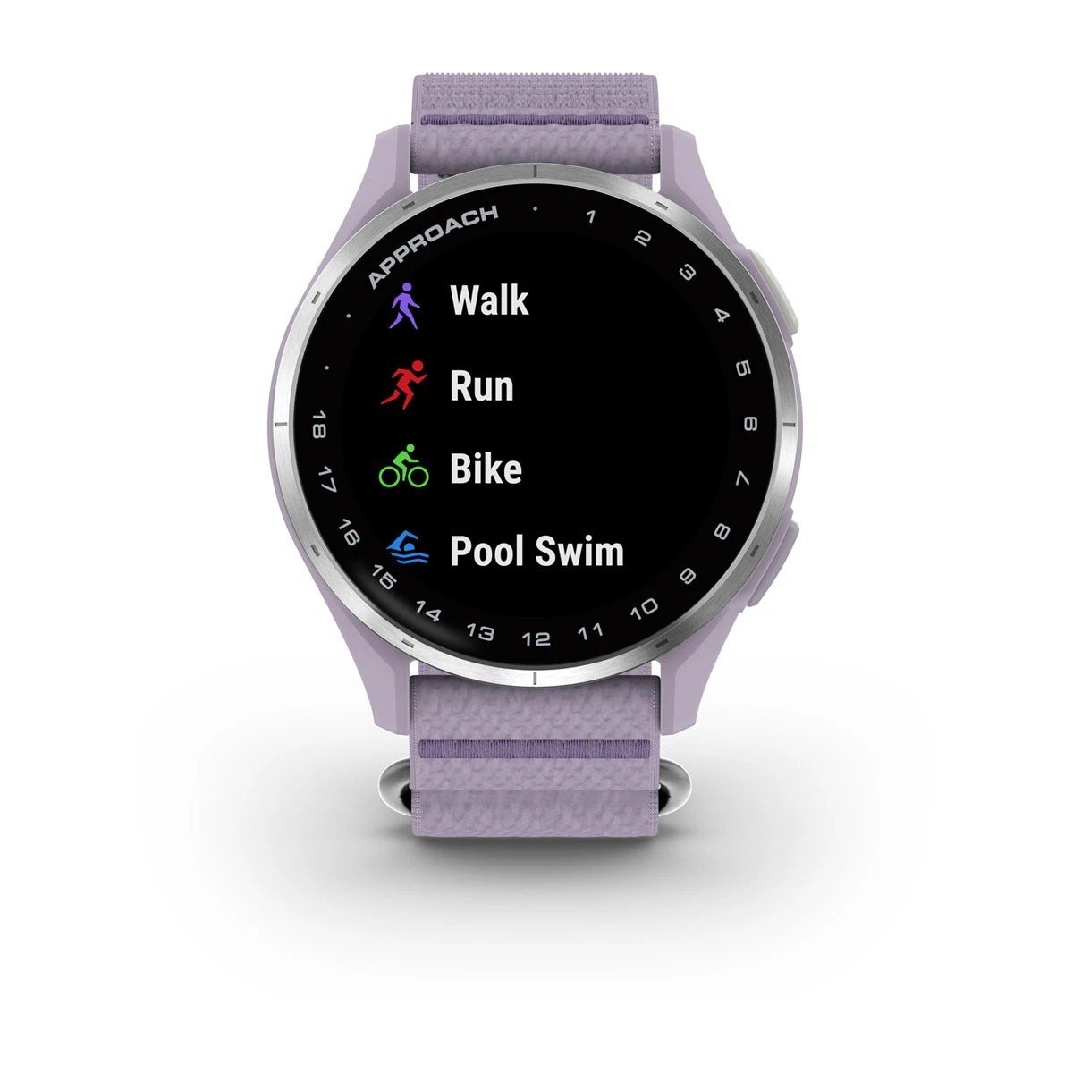 Garmin Approach J1 junior GPS hodinky, lilac/silver aluminium