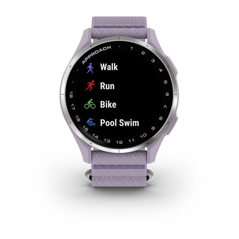 Garmin Approach J1 junior GPS hodinky, lilac/silver aluminium