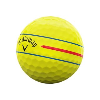 Callaway Chrome Soft 26 360 Triple Track golfové loptičky, žlté