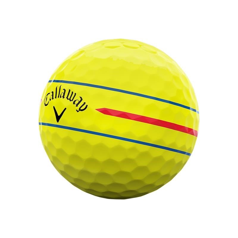 Callaway Chrome Soft 26 360 Triple Track golfové loptičky, žlté