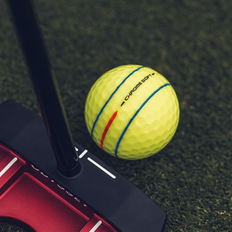 Callaway Chrome Soft 26 360 Triple Track golfové loptičky, žlté