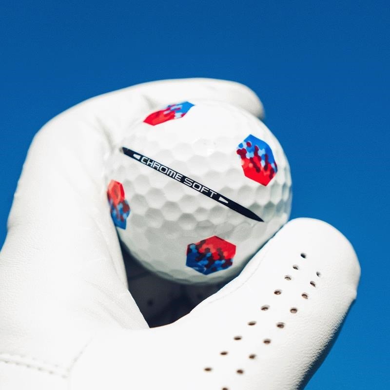 Callaway Chrome Soft 26 TruTrack golfové loptičky, modré/červené