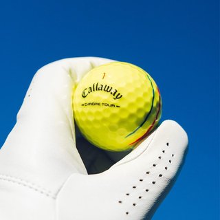 Callaway Chrome Tour Triple Track golfové loptičky, žlté