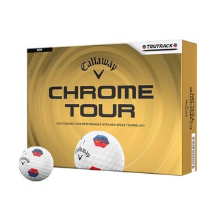 Callaway Chrome Tour TruTrack Blue/Red golfové loptičky