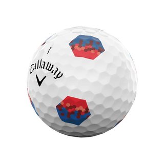 Callaway Chrome Tour TruTrack Blue/Red golfové loptičky