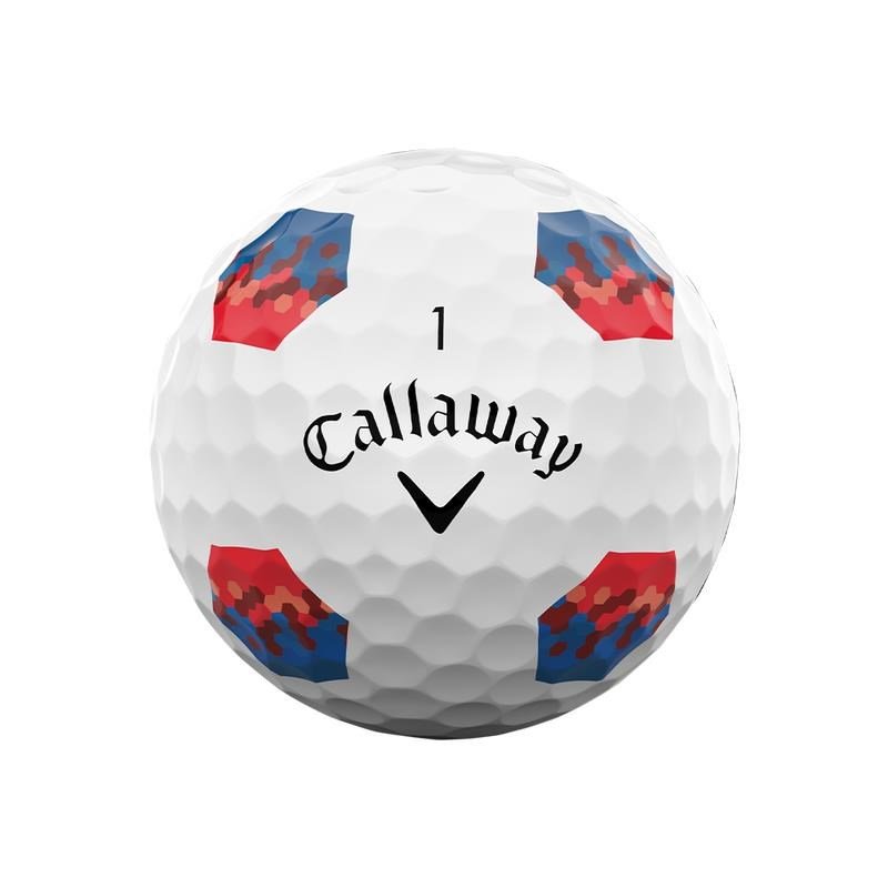 Callaway Chrome Tour TruTrack Blue/Red golfové loptičky