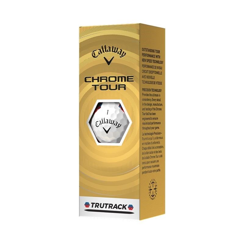 Callaway Chrome Tour TruTrack Blue/Red golfové loptičky