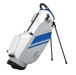 Callaway Chase stand bag, biela/strieborná/kráľovská modrá