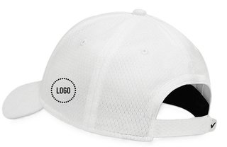Callaway Performance Side Crest štruktúrovaná logo kšiltovka, biela