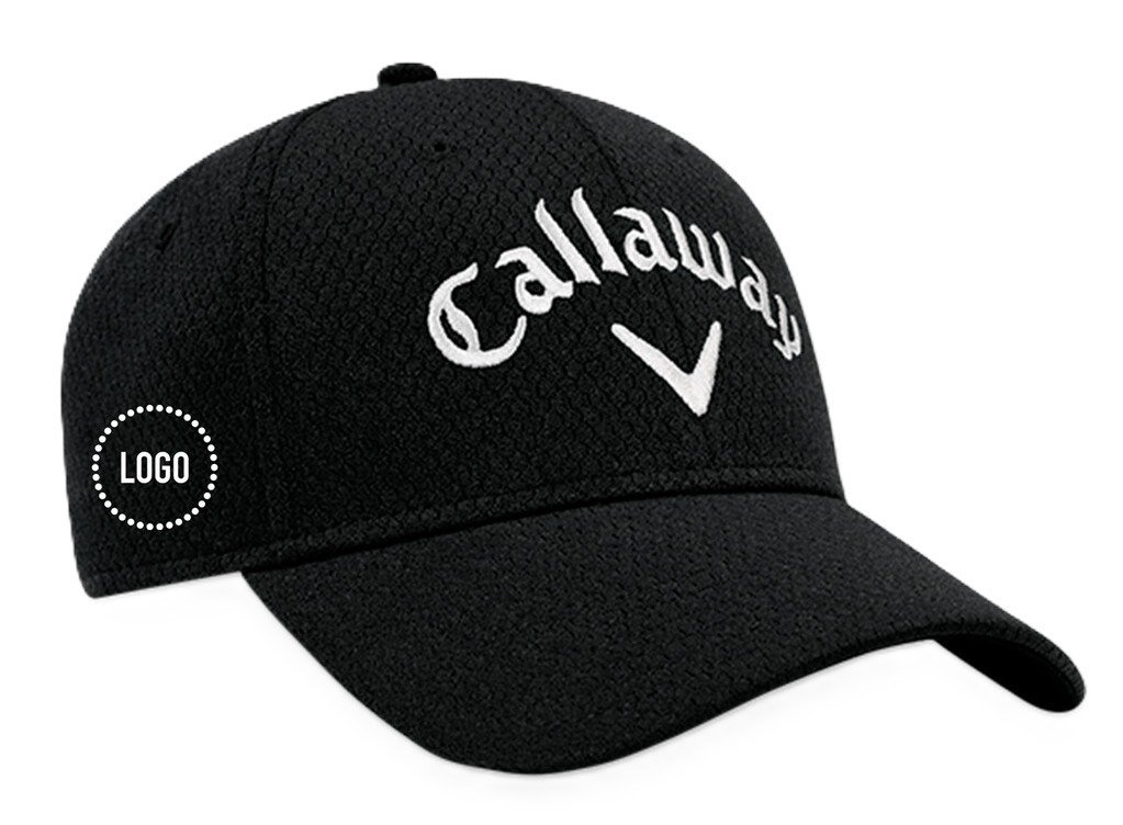 Callaway Performance Side Crest štruktúrovaná kšiltovka, čierna