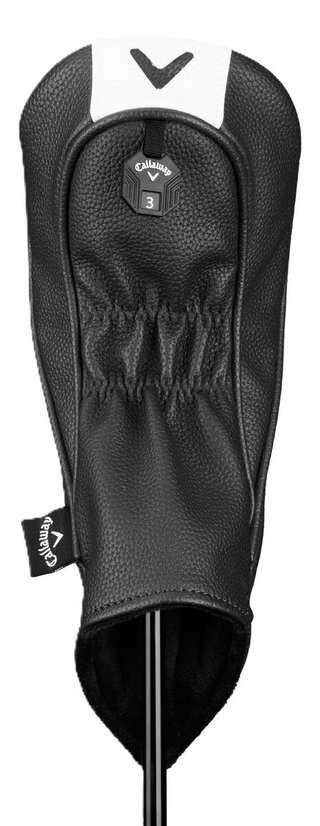 Callaway Premium kryt hlavy fairway wood, čierna/biela