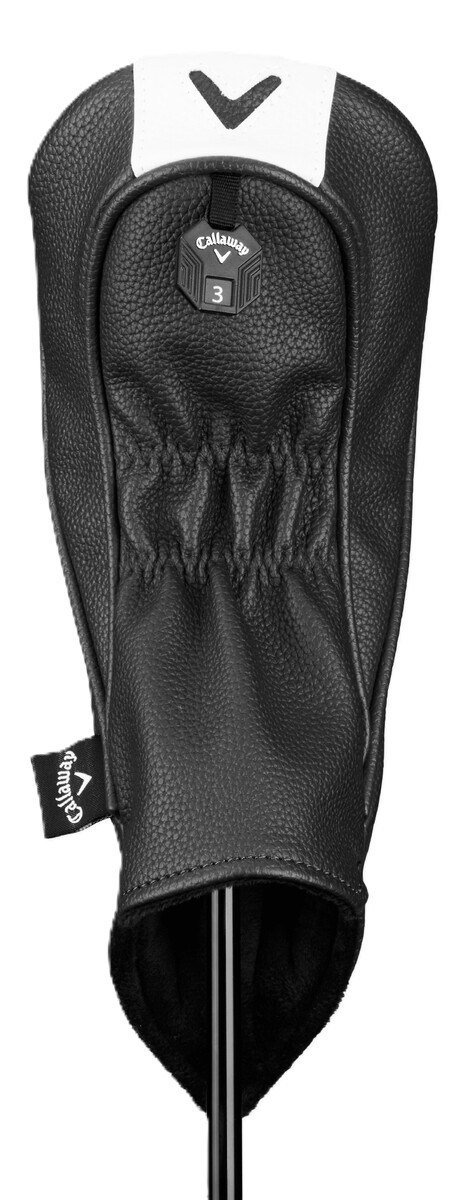 Callaway Premium kryt hlavy fairway wood, čierna/biela