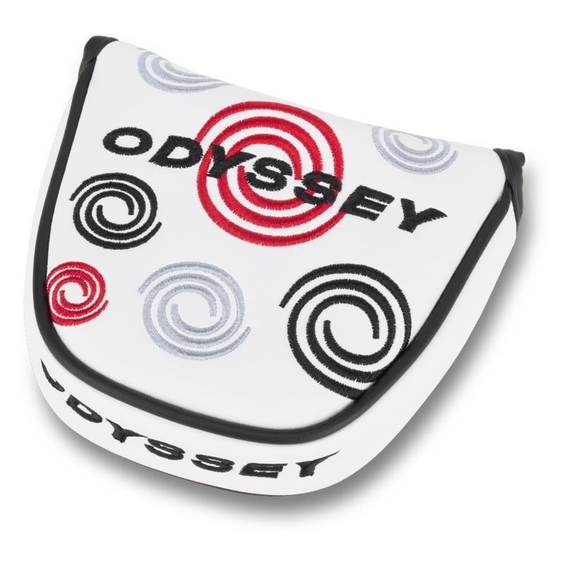 Callaway Golf Odyssey Swirl Mallet kryt hlavy puttra, biela