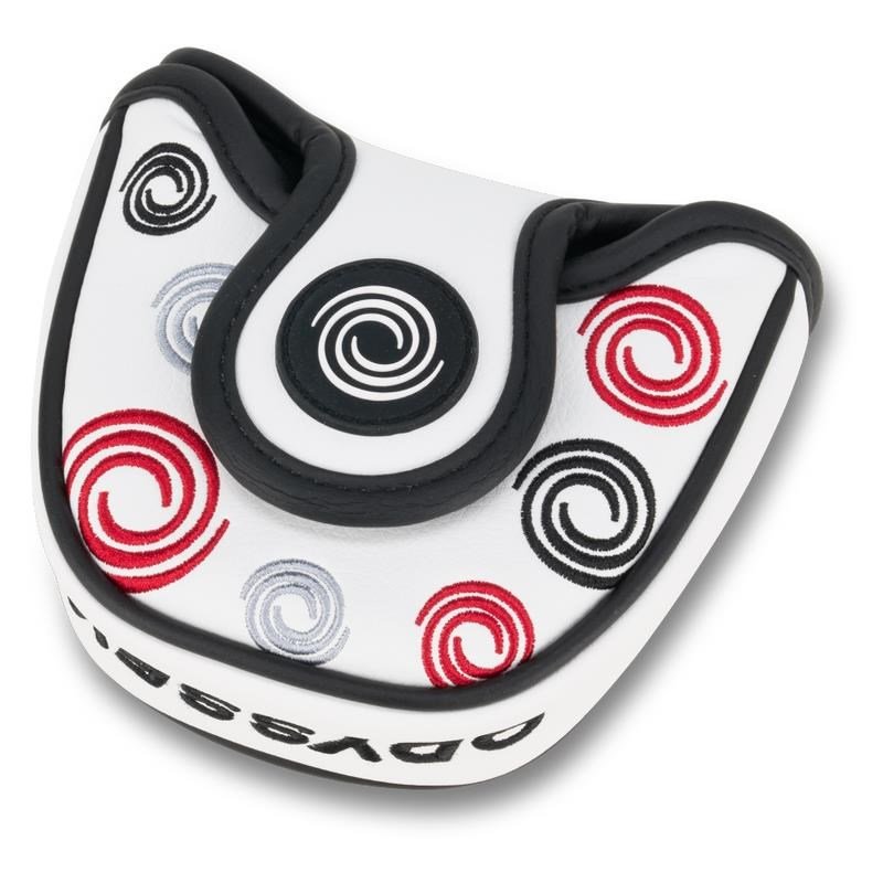 Callaway Golf Odyssey Swirl Mallet kryt hlavy puttra, biela