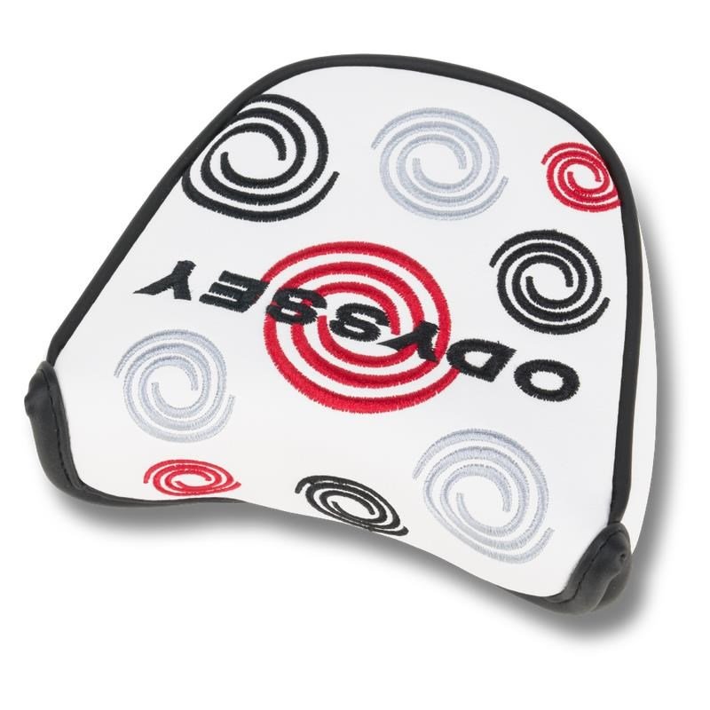 Callaway Golf Odyssey Swirl Mallet kryt hlavy puttra, biela