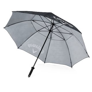 Callaway Double Canopy 64" Shield dáždnik, čierno/šedá