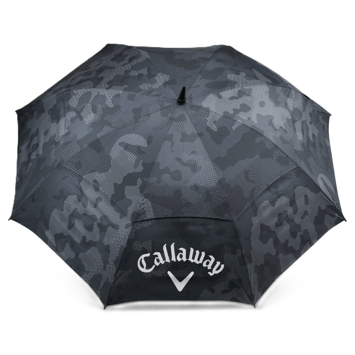 Callaway Double Canopy 64" Shield dáždnik, čierno/šedá