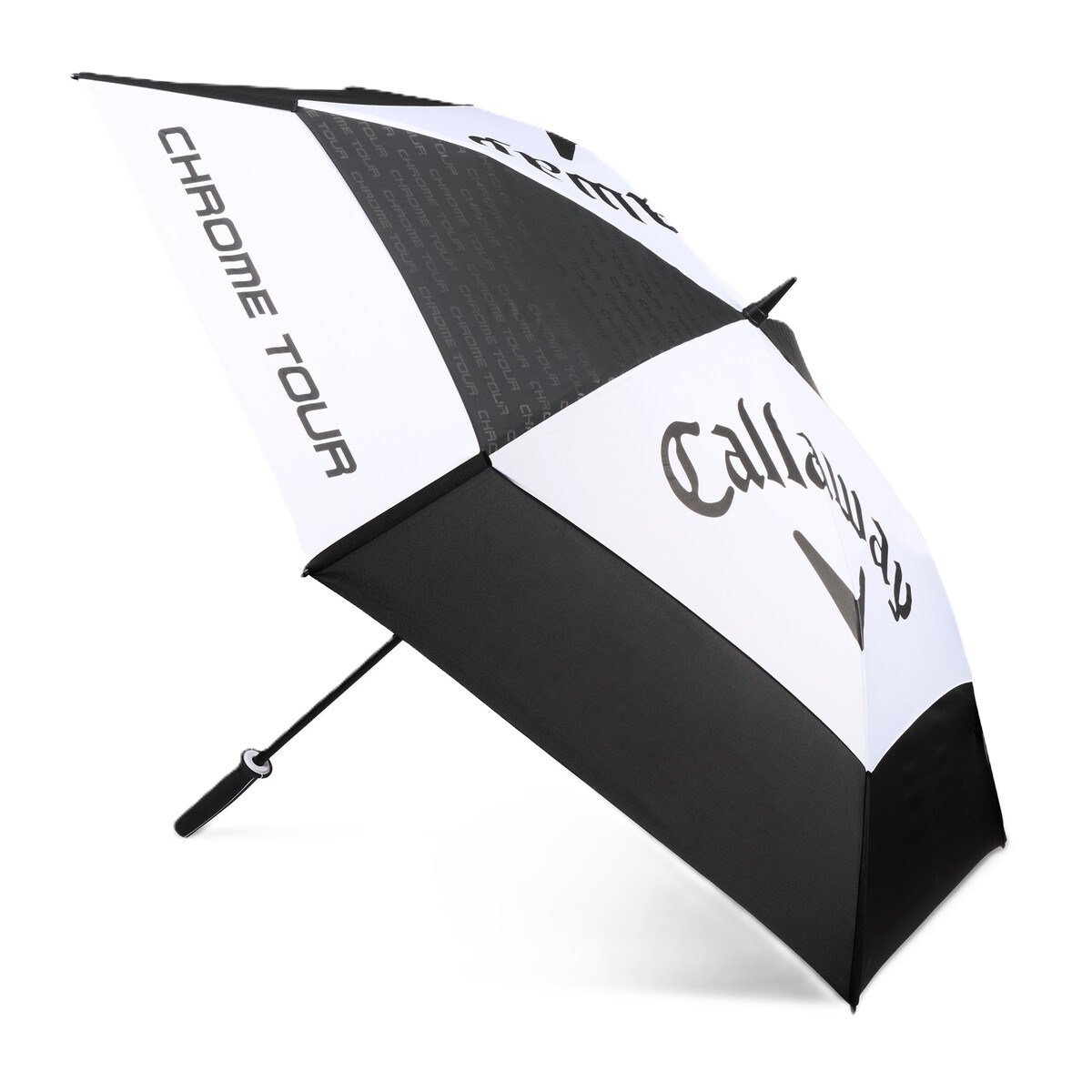 Callaway Tour Authentic Double Canopy 68" dáždnik, čierno/biela