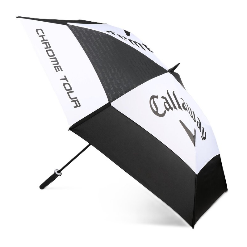 Callaway Tour Authentic Double Canopy 68" dáždnik, čierno/biela