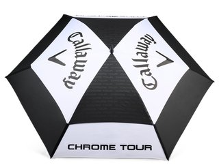 Callaway Tour Authentic Double Canopy 68" dáždnik, čierno/biela