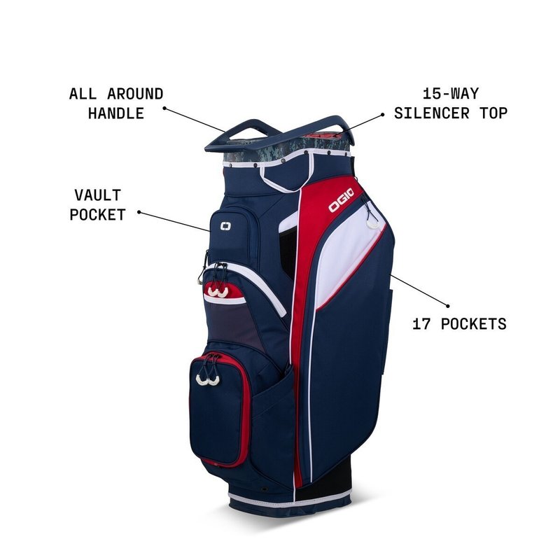 Ogio All Elements Silencer cart bag, čierny