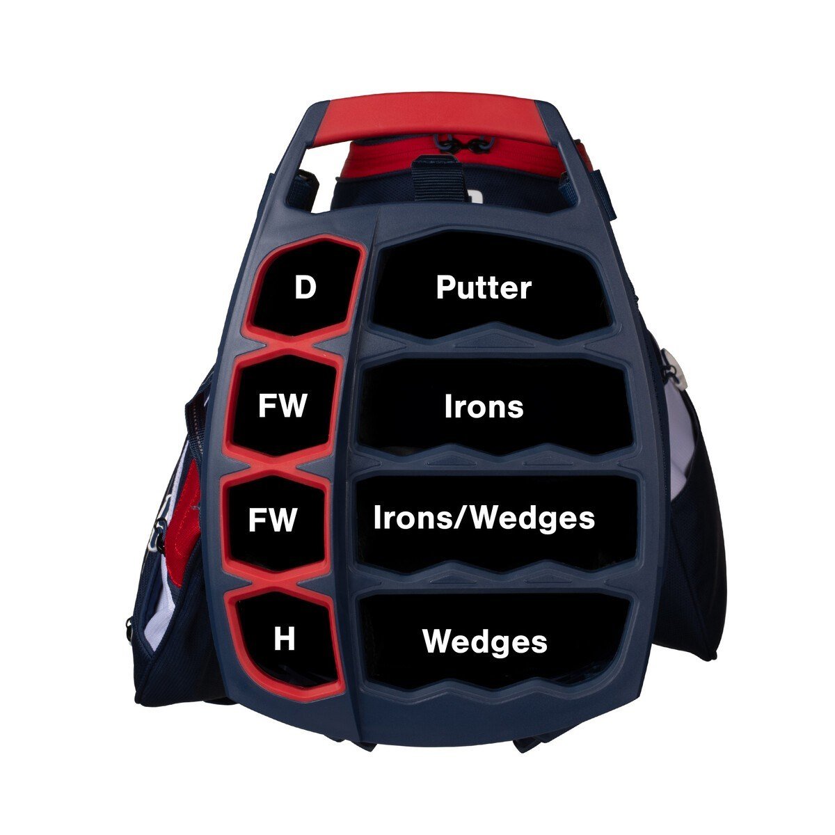 Ogio All Elements Hybrid stand bag, tetra