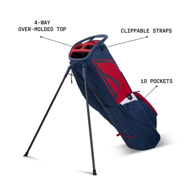 Ogio Featherlite stand bag, čierny