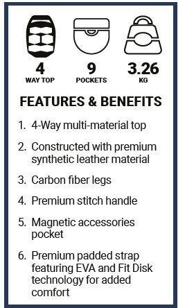 Ogio Shadow stand bag, čierny