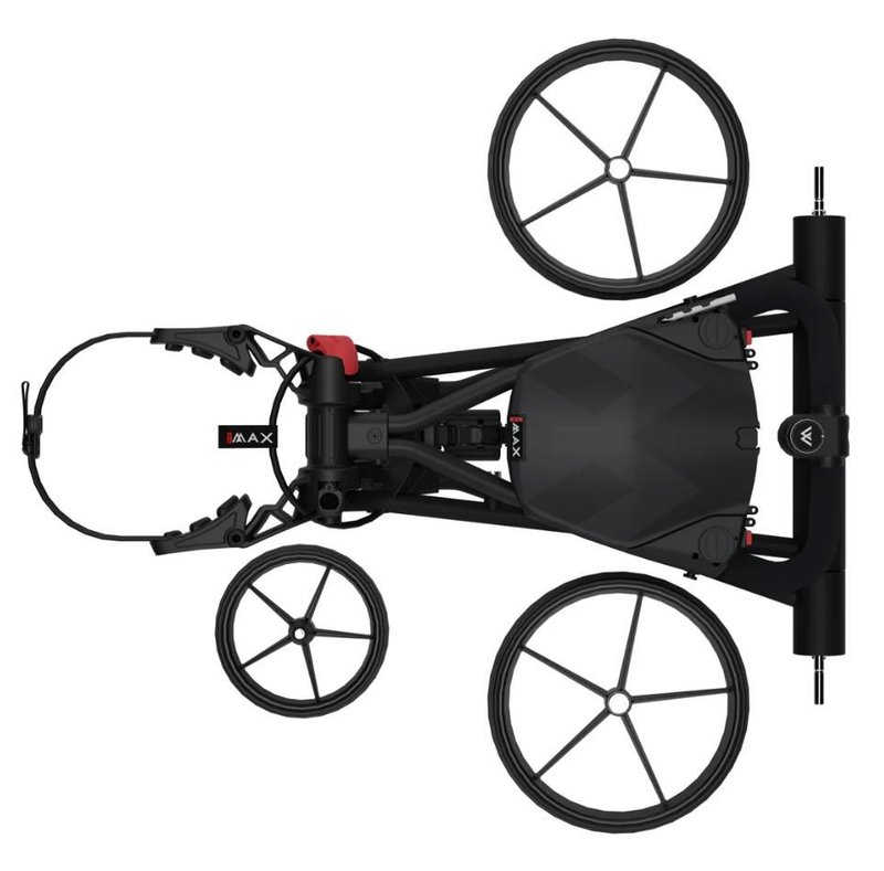 Big Max e-TI 3 elektrický golfový vozík, čierna