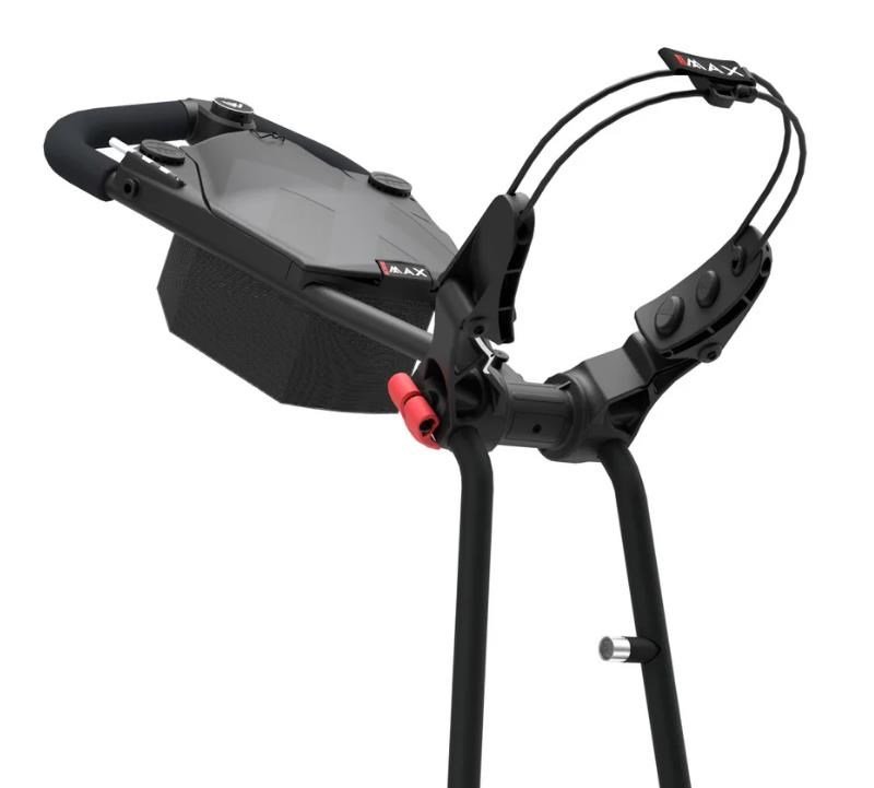Big Max e-TI 3 elektrický golfový vozík, čierna