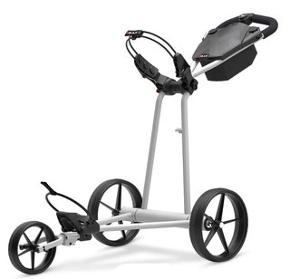 Big Max e-TI 3 elektrický golfový vozík, šedá (vrátane batérie a nabíjačky)