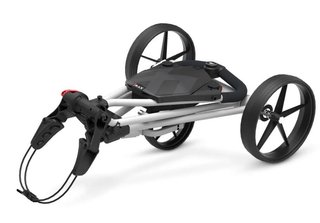Big Max e-TI 3 elektrický golfový vozík, šedá (vrátane batérie a nabíjačky)