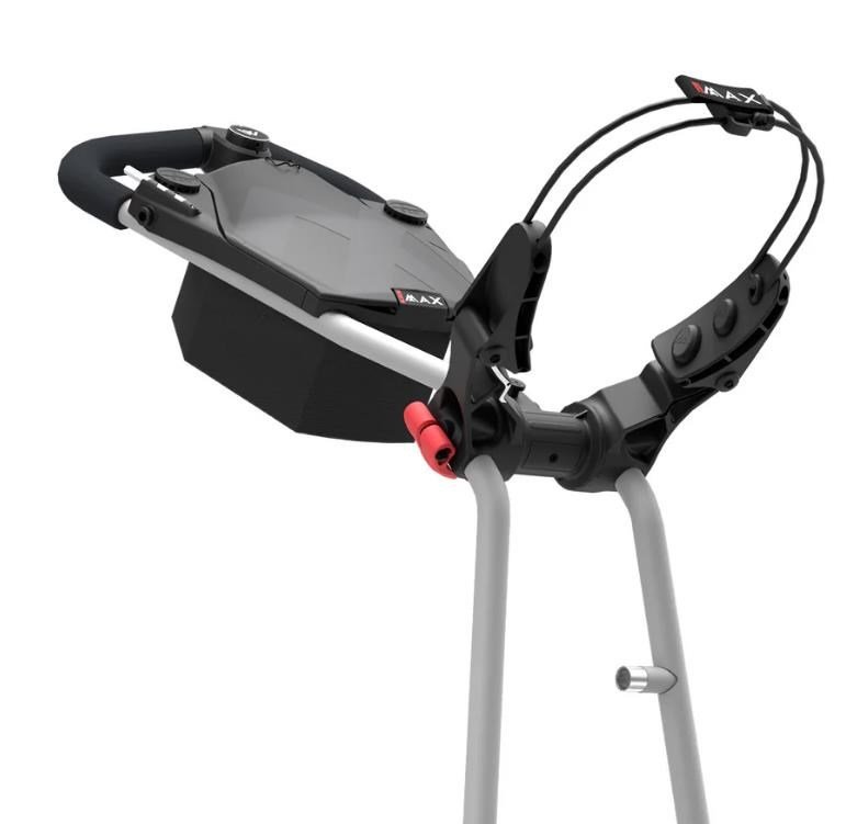 Big Max e-TI 3 elektrický golfový vozík, šedá (vrátane batérie a nabíjačky)