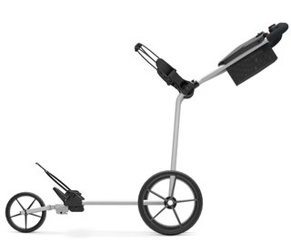 Big Max e-TI 3 elektrický golfový vozík, šedá (vrátane batérie a nabíjačky)